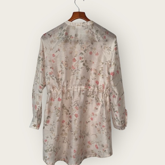 J. Jill Linen Blend Floral Tunic, EUC, size XS - Picture 2 of 10